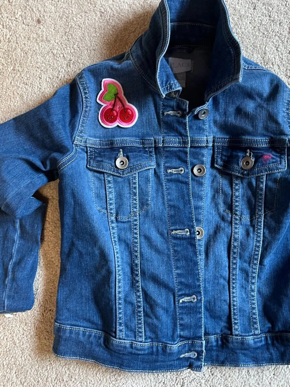 Girls Denim Jacket from Children's Place Size 7 8